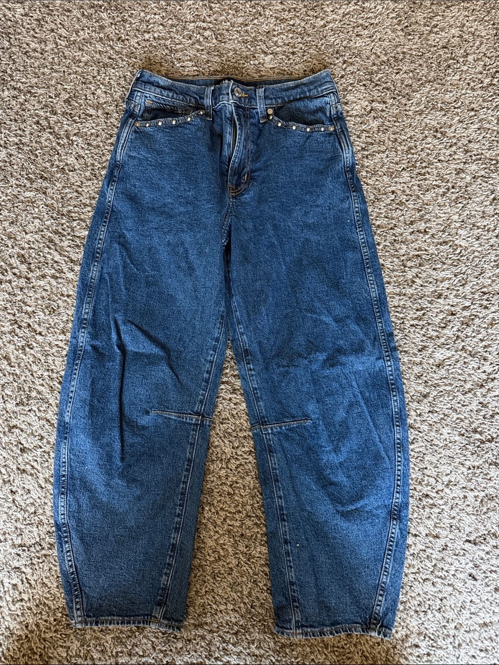 Gap Studded Barrel Jeans